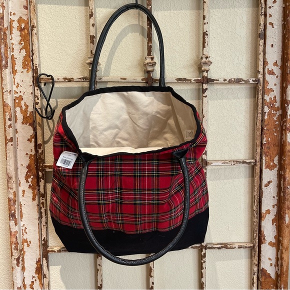 Large plaid tote Nantucket distributing CO) nwt - Picture 5 of 11